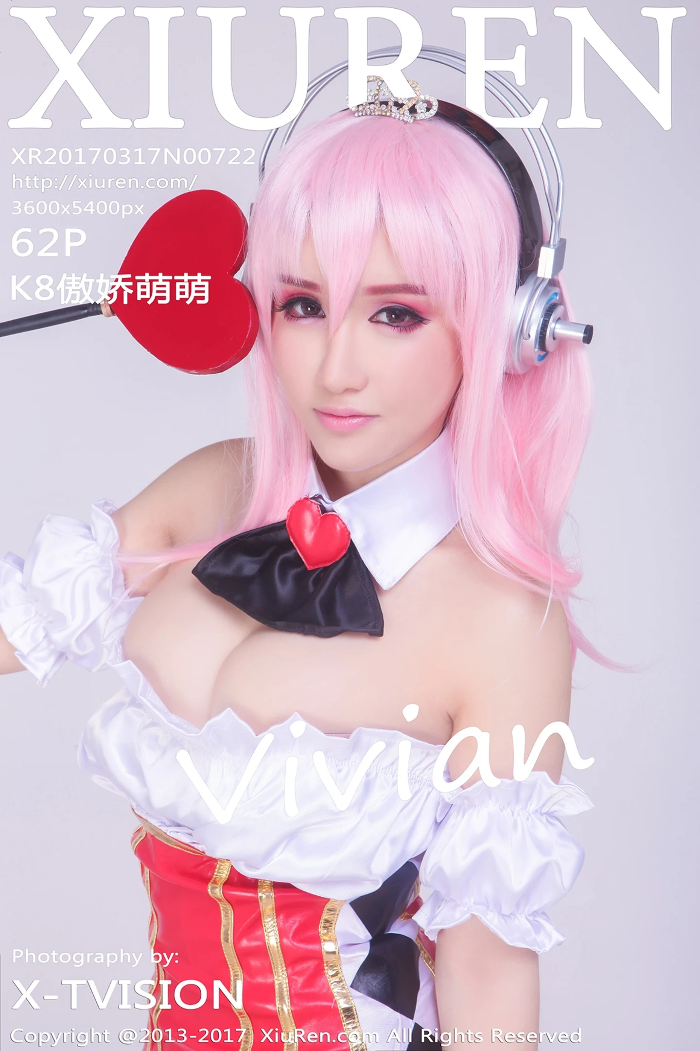 [XiuRen秀人网]No.722_嫩模K8傲娇萌萌Vivian浴室里全裸上身手遮豪乳诱惑写真62P-秀人网 - XiuRen.Pro